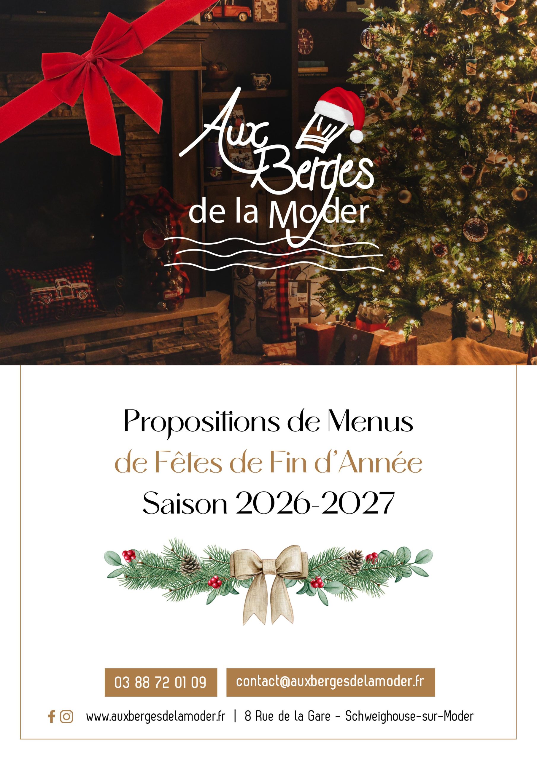 Aux Berges de la Moder - Menus de Fete - Page1