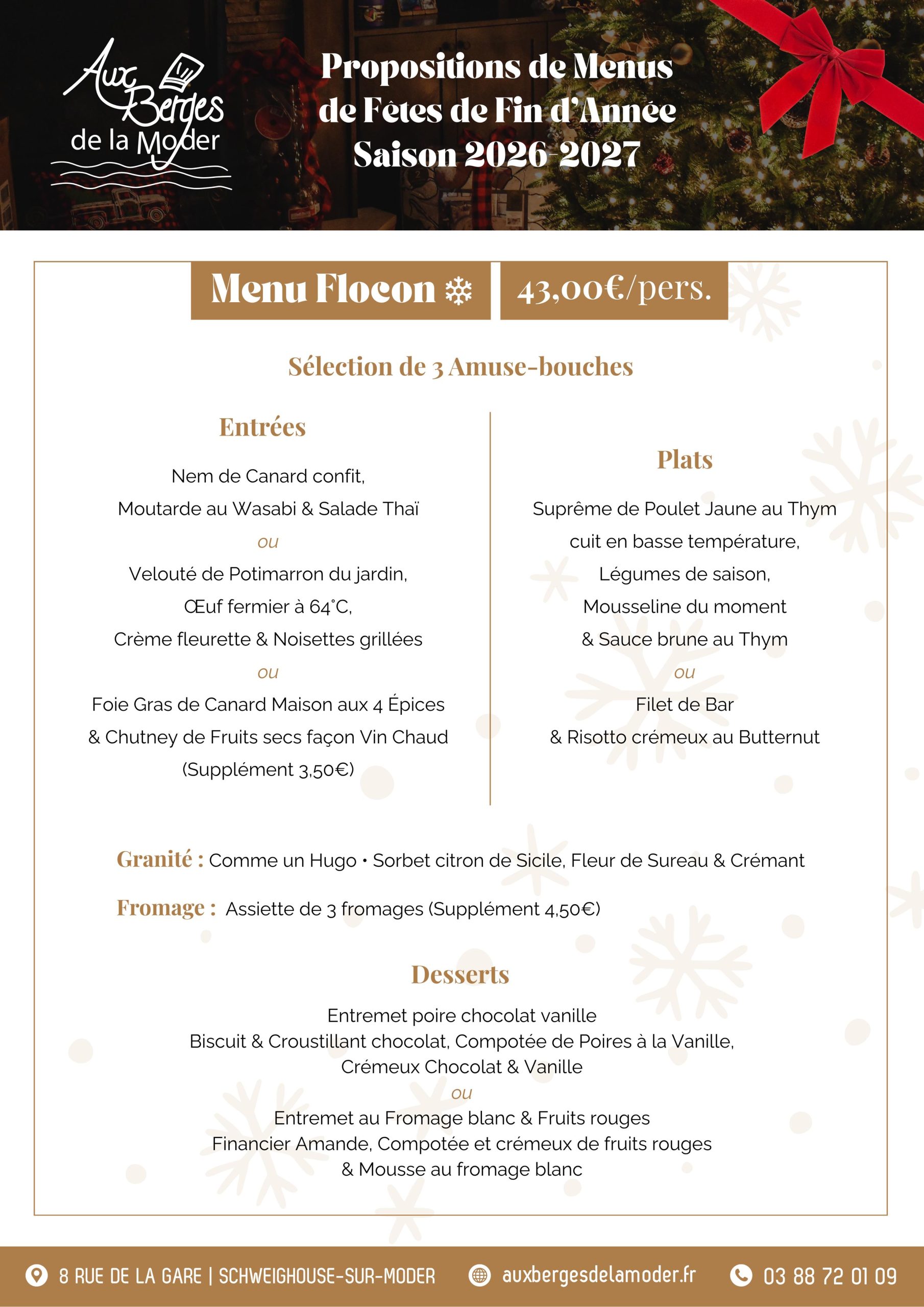 Aux Berges de la Moder - Menus de Fete - Page2