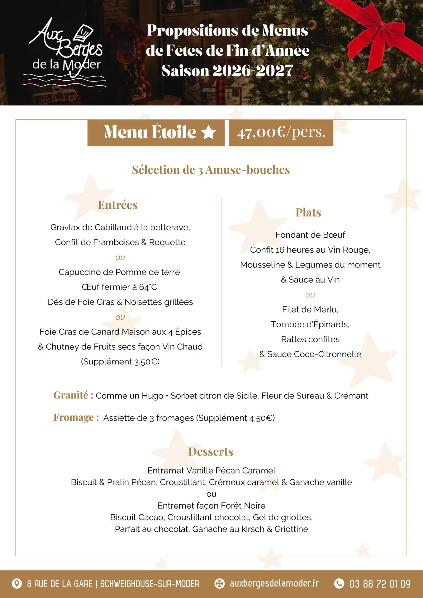 Aux Berges de la Moder - Menus de Fete - Page3
